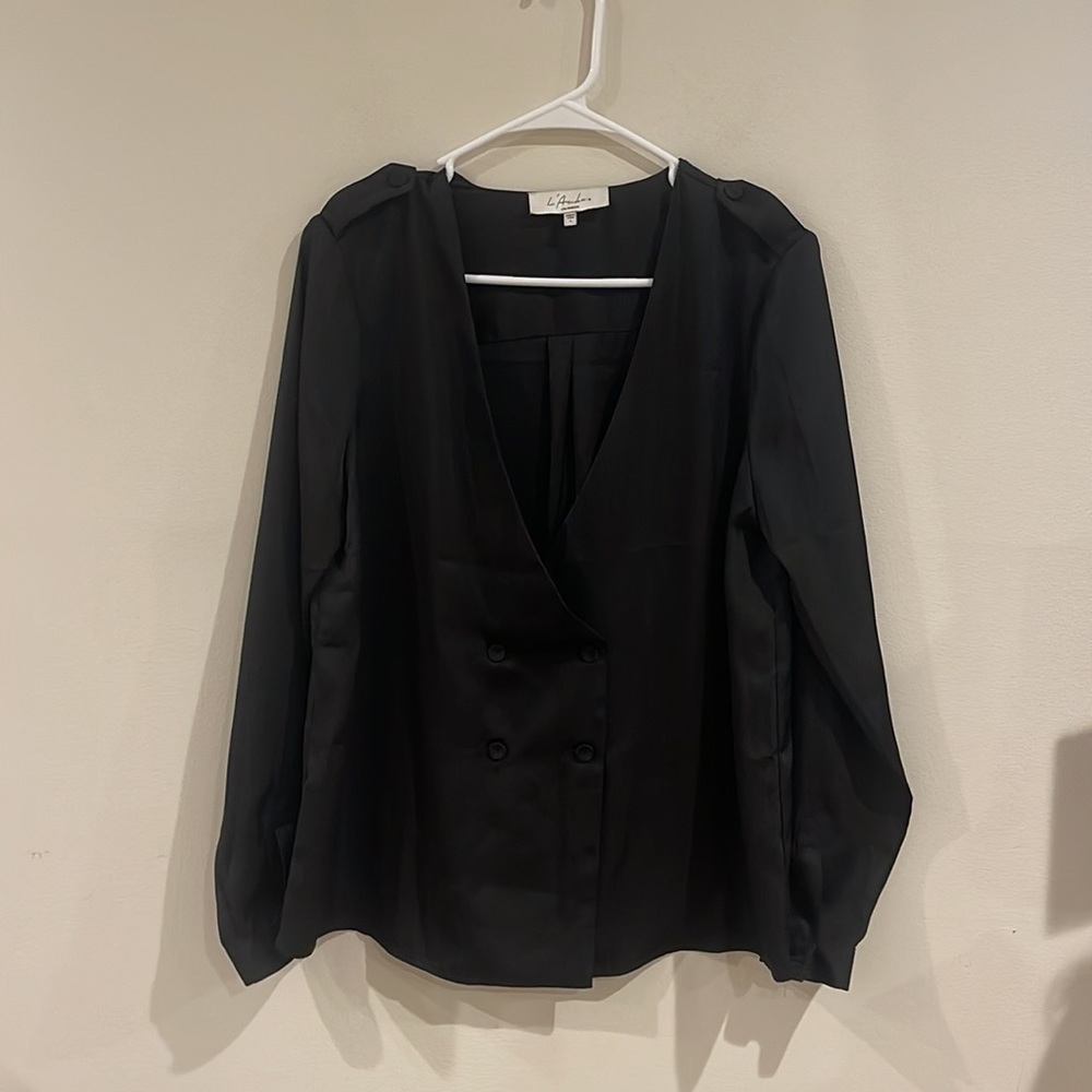 L'Academie The Military Blouse Black small - Picture 5 of 10
